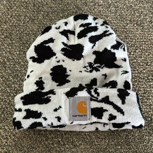Cow Print Carhartt Beanie Cuffed